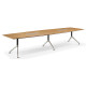 Nero Boardroom Bundle with 8 x Cante Chairs 